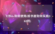 飞书okr如何使用(脸书是如何实施OKR的)