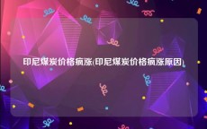 印尼煤炭价格疯涨(印尼煤炭价格疯涨原因)