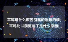 耳鸣是什么原因引起的嗡嗡的响(耳鸣比以前更响了是什么原因)