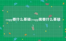 csapp要什么基础(csapp需要什么基础)