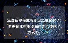 生姜在冰箱里冷冻过之后变软了(生姜在冰箱里冷冻过之后变软了怎么办)