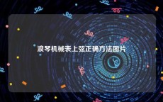 浪琴机械表上弦正确方法图片