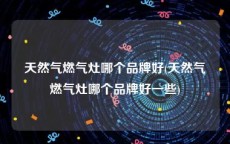 天然气燃气灶哪个品牌好(天然气燃气灶哪个品牌好一些)