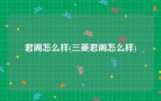 君阁怎么样(三菱君阁怎么样)