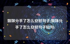 姐妹分手了怎么安慰句子(姐妹分手了怎么安慰句子短句)