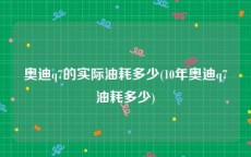 奥迪q7的实际油耗多少(10年奥迪q7油耗多少)