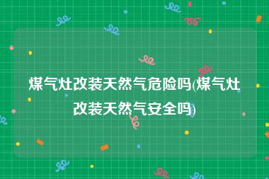 煤气灶改装天然气危险吗(煤气灶改装天然气安全吗)