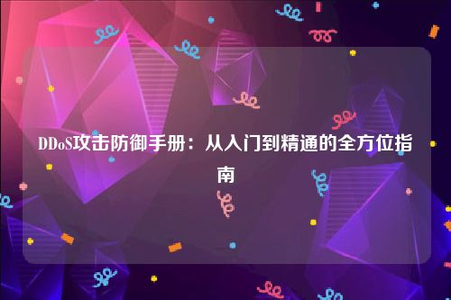 DDoS攻击防御手册：从入门到精通的全方位指南